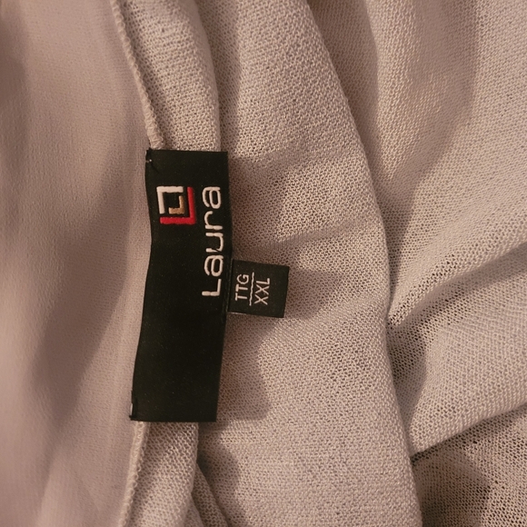 Laura Pale Sage Colored Open Front Cardigan - Picture 6 of 7